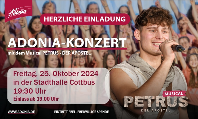 Konzert «Adonia-Musical PETRUS - DER APOSTEL»